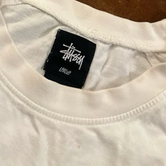 Stussy 1 World Baseball T Shirt Size Large - Picture 3 of 8